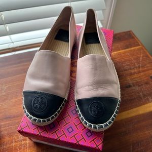 Tory Burch color block flat espadrille -excellent condition.